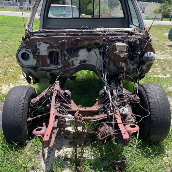 84 square body frame and roached cab. Has good dual tanks and good r...