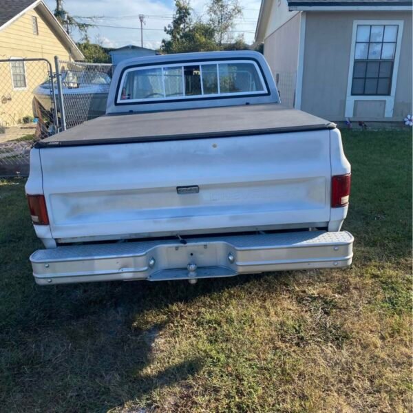 1983 C10 Chevy steel rear bumper
