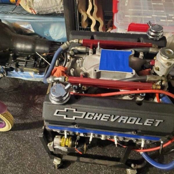 406 small block chevy
Dart little M block .30 over