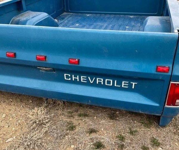 Rust-free Blue Dually Truck Bed